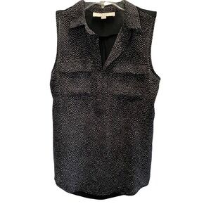 Loft Sleeveless Blouse Black XS